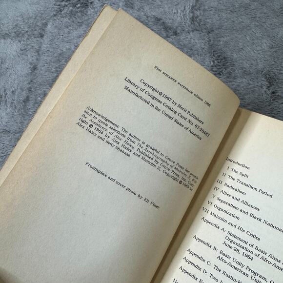 Last Year of Malcolm X: The Evolution of a Revolutionary PB George Breitman - Picture 4 of 6